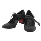 Christian Louboutin Glitter Mary Janes 37.5
