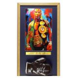 Autographed Mike Tyson Boxing Glove Display