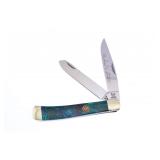 Hen & Rooster Green Velvet Trapper Knife