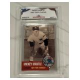 2007 Topps Chrome Mickey Mantle Card