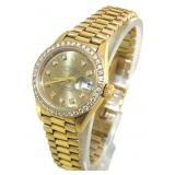 Rolex 18kt Gold 79178 Datejust Lady President