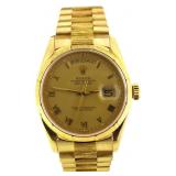 Rolex 18078 18kt Gold Day-Date 36 Quickset Watch