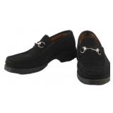 Gucci Moccasin Suede Loafers Size 43