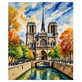 Notre Dame Cathedral III LTD EDT by Van Gogh LTD