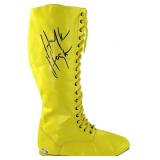 Autographed Hulk Hogan Wrestling Boot