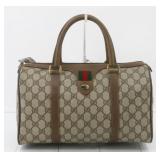 Gucci GG Supreme Sherry Line Boston Bag
