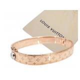 Louis Vuitton Rose Monogram Cuff Bracelet