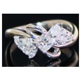 Platinum 3/4 ct Natural VS Brilliant Diamond Ring