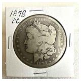 1878 CC Morgan Silver Dollar