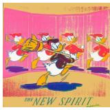 The New Spirit, Donald Duck Canvas by Andy Warhol