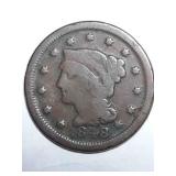 1848 Braided Hair Large Cent