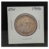 1946 Booker Washington Silver Half Dollar