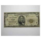 1929 Chicago $5 Federal Reserve Bank Note