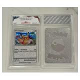 Pokï¿½mon Silver Foil Custom Pikachu Card