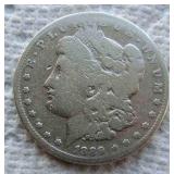 1889 CC Morgan Silver Dollar