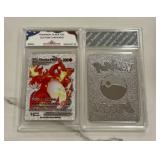 Pokï¿½mon Silver Foil Custom Charizard Card