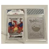 Pokï¿½mon Silver Foil Custom Charizard Card
