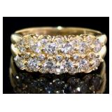 18k Gold 1.00 ct Natural VS Brilliant Diamond Ring