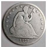1877 CC Carson City Liberty Half Dollar