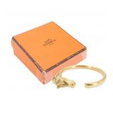 Hermes Cheval Rose Gold Bangle