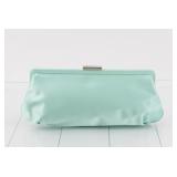 Tiffany & Co. Holly Blue Satin Clutch