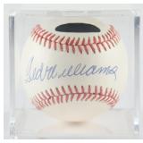 Autographed Ted Williams OAL Baseball