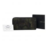 Prada Tessuto St. Camo Zippy Wallet