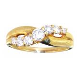 18k Gold 1/2 ct Natural VS Brilliant Diamond Ring