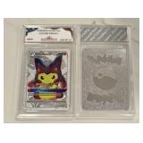Pokï¿½mon Silver Foil Custom Pikachu Card