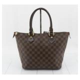Louis Vuitton Damier Ebene Saleya PM Tote Bag