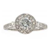 14k Gold 1.32 ct Round Brilliant Diamond Ring