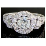 14kt Gold 1.47 ct Brilliant Natural Diamond Ring