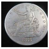 1875-S Trade Dollar Coin