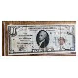 1929 - Philadelphia $10 Federal Reserve Bank Note