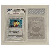 Pokï¿½mon Silver Custom Pikachu Card