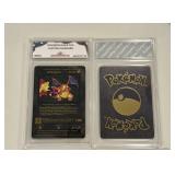 Pokï¿½mon Black Foil Custom Charizard Card