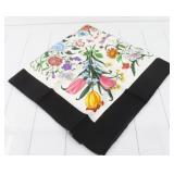 Gucci Flower Butterfly Large Silk Scarf