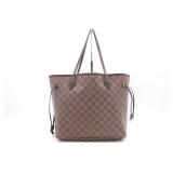 Louis Vuitton Damier Ebene Neverfull MM Tote Bag