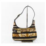 Ferragamo Gancini Leopard Shoulder Bag