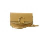 CHLOE Leather Chain Shoulder Bag