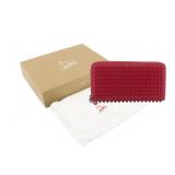 Christian Louboutin Leather Studded Long Wallet