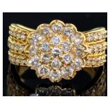 18kt Gold 1.50 ct Natural Diamond Ring