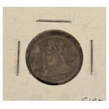 1872 - Philadelphia Mint Seated Liberty Dime