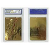 23K Gold 1996-97 Jordan & Pippen Fleer Card
