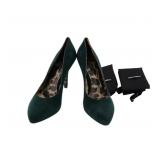Dolce & Gabbana Green Suede Pumps Size 38