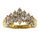18kt Gold Brilliant 1.00 ct Natural Diamond Ring