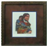 Mother & Child Framed Giclee by Andy Warhol