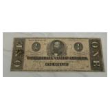 Confederate States $1 Note