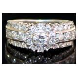 Platinum 1.50 ct Natural Brilliant Diamond Ring