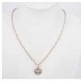 Gucci Interlocking G Silver Necklace